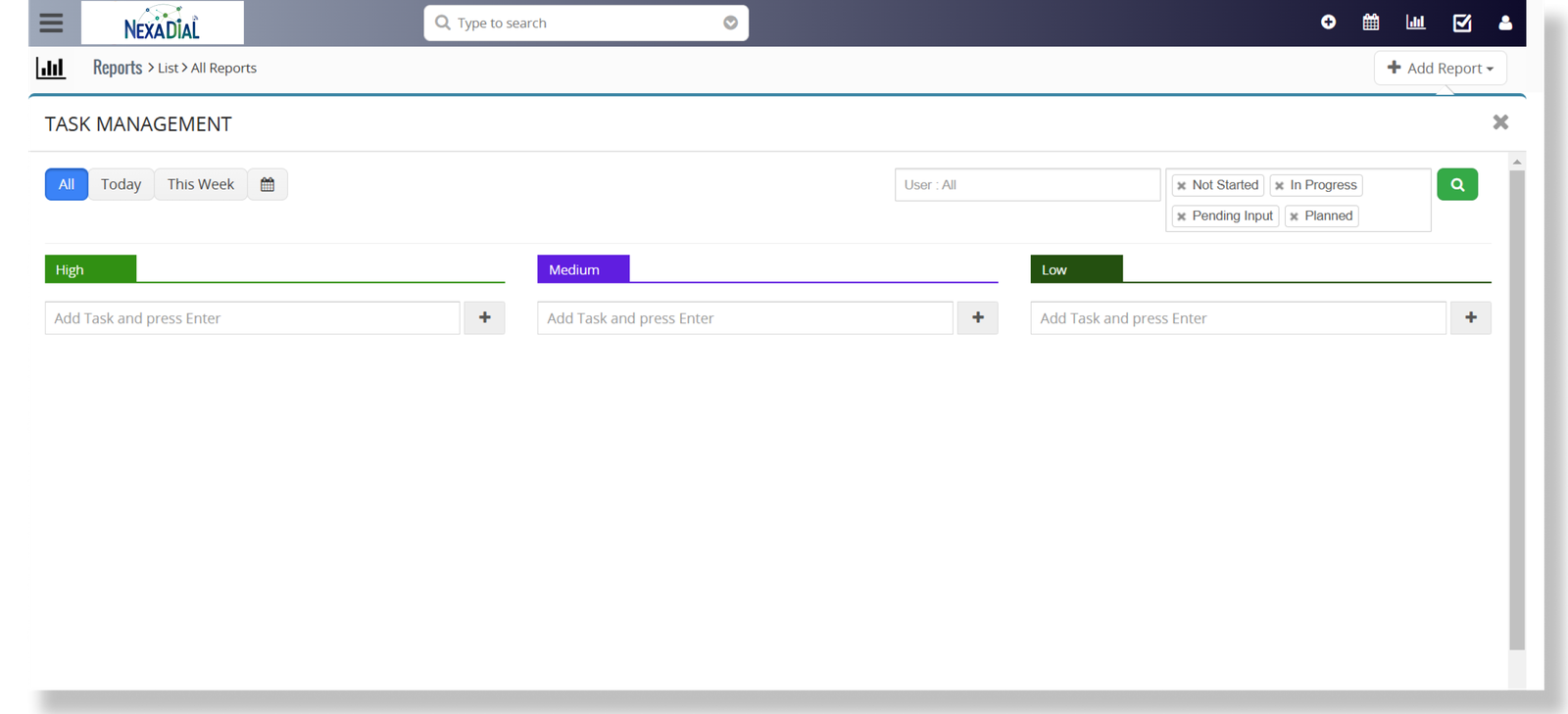 2 Crm - DIaler - Task management 1