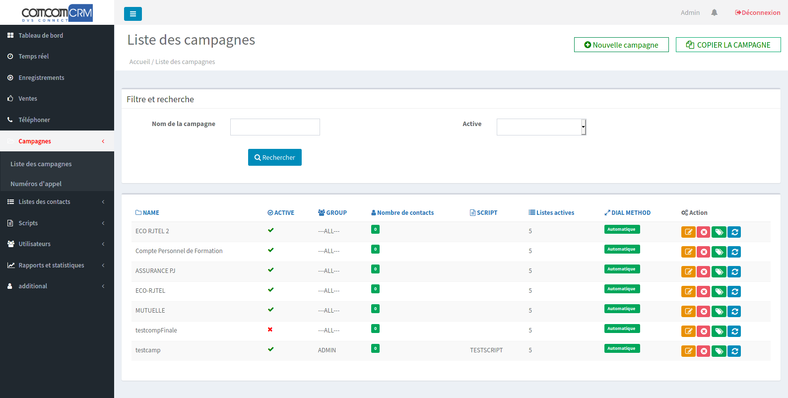 ADMINISTRATION Campaigns(1)