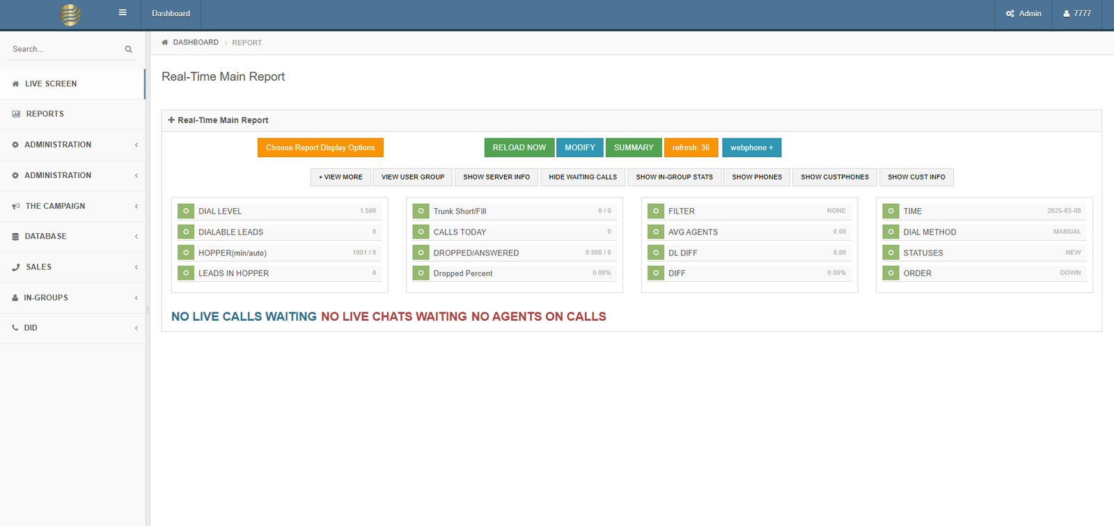 Real -Time main Report