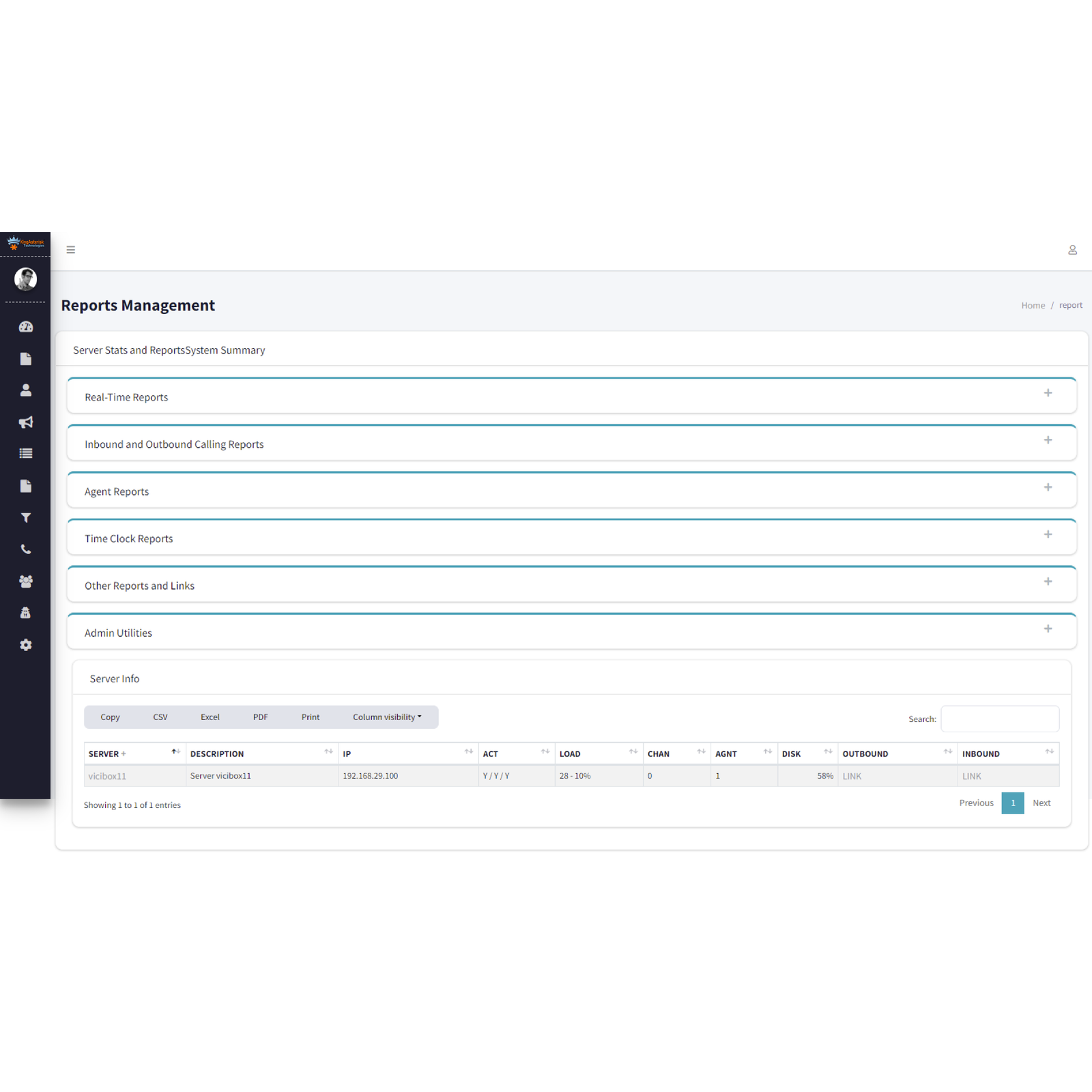 Report managemnet