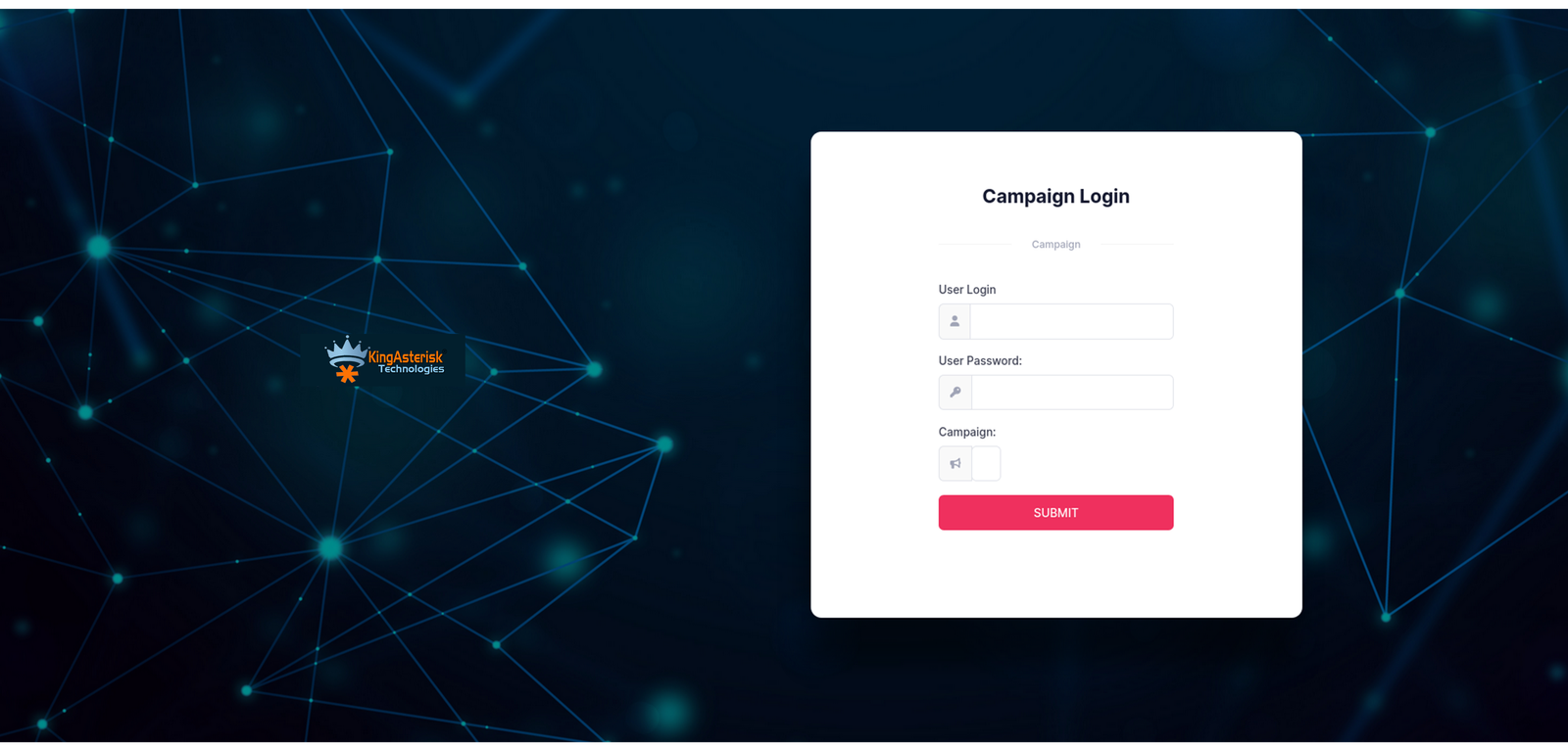 login page
